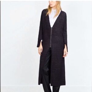 ZARA KNIT LONG CARDIGAN